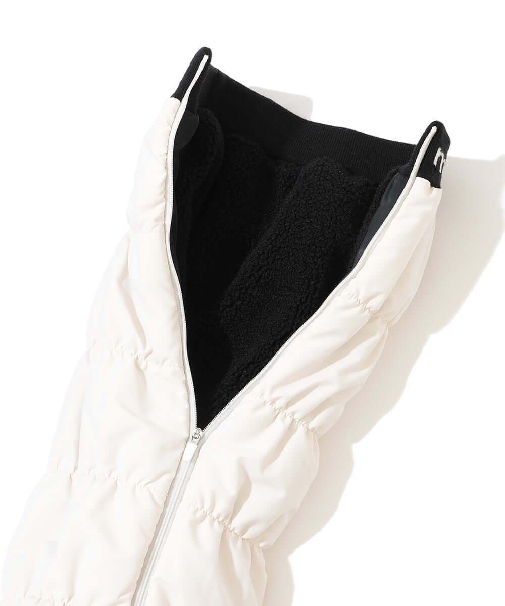 Node Puffy Zip On Leg Warmers | MEN and WOMEN