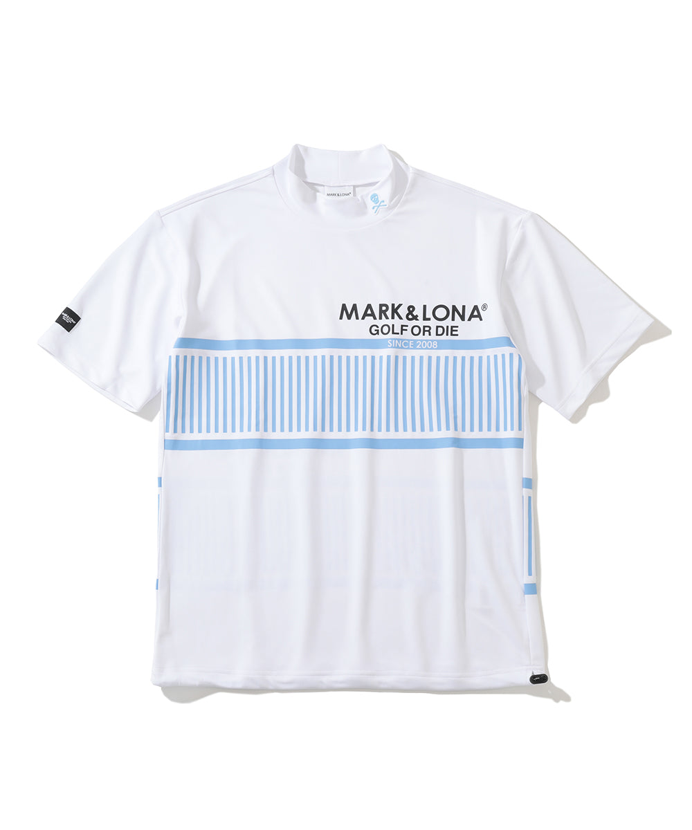 Louver Mock Neck Tee | MEN