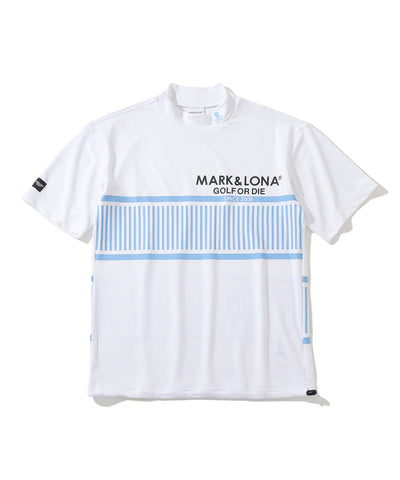 Louver Mock Neck Tee | MEN