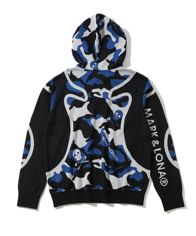 Matrix Camo Knit Hoodie | MEN