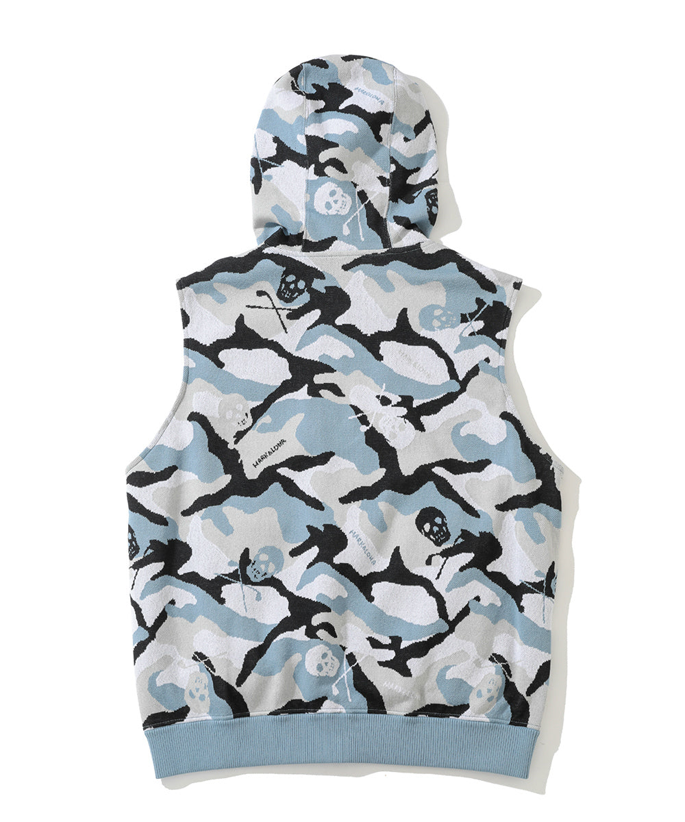 Gauge Hooded Reversible Vest MEN MARK LONA – MARK LONA