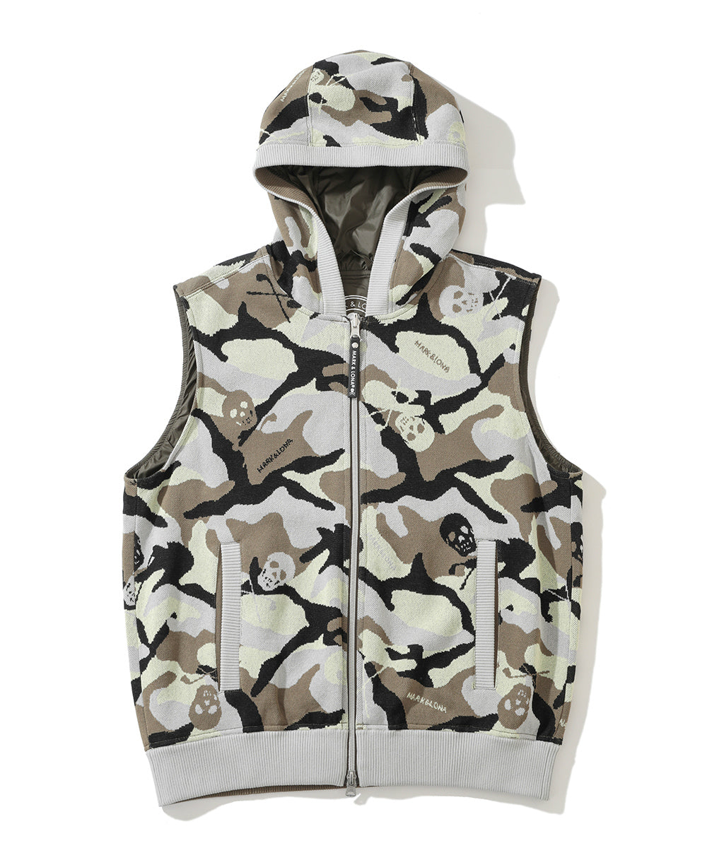 Gauge Hooded Reversible Vest | MEN