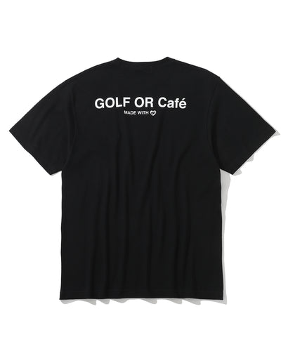 GOLF OR Café BLACK Short Sleeve Tee | MEN