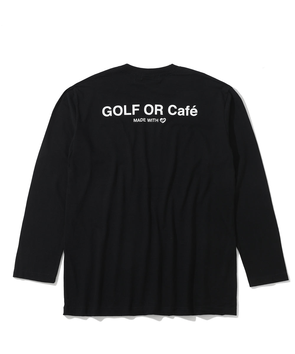 GOLF OR Café BLACK Long Sleeve Tee | MEN