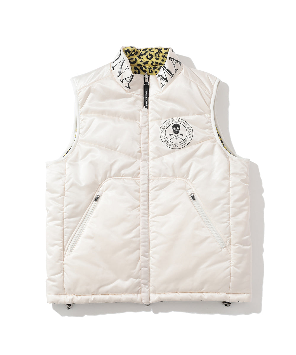 Leo Reversible Pudding Vest | MEN