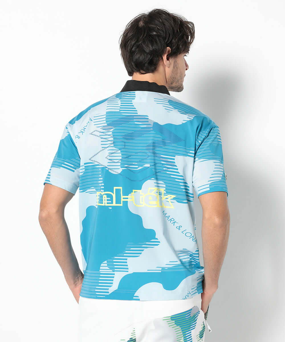 Flow Camo Mock Neck Tee | MEN - MARK & LONA – MARK & LONA GLOBAL