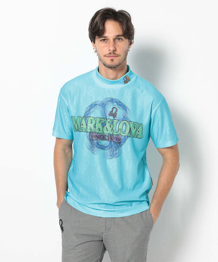 Clava Mesh Jacquard Mock Neck | MEN - MARK & LONA – MARK & LONA