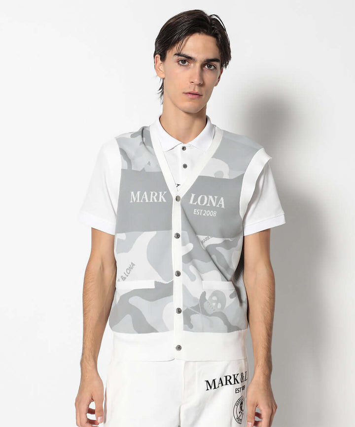 トップス MARK & LONA Crown Down Vest | MEN Gauge Camouflage Knit Vest | MEN - MARK & LONA – MARK & LONA