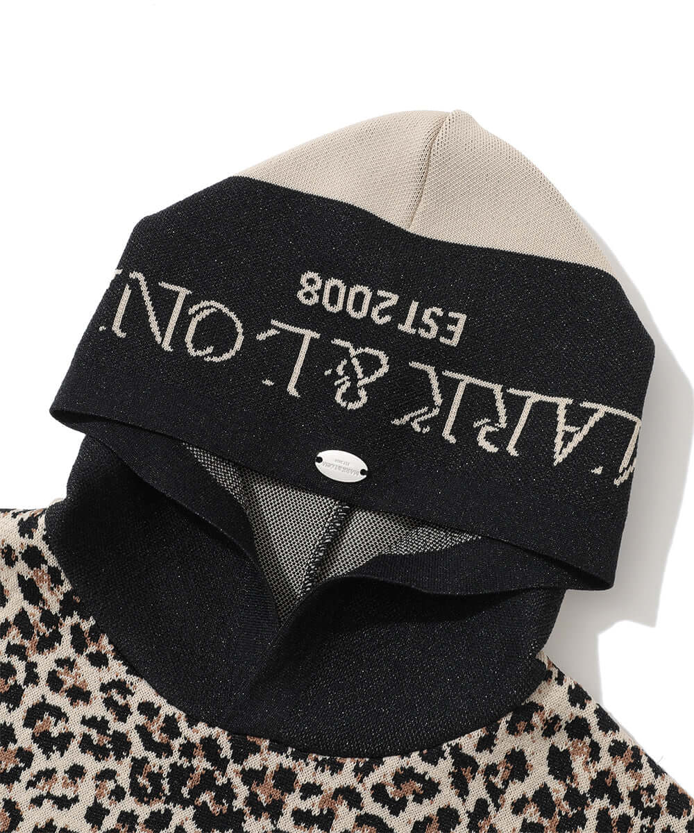 Noah Jacquard Knit Hoodie | MEN