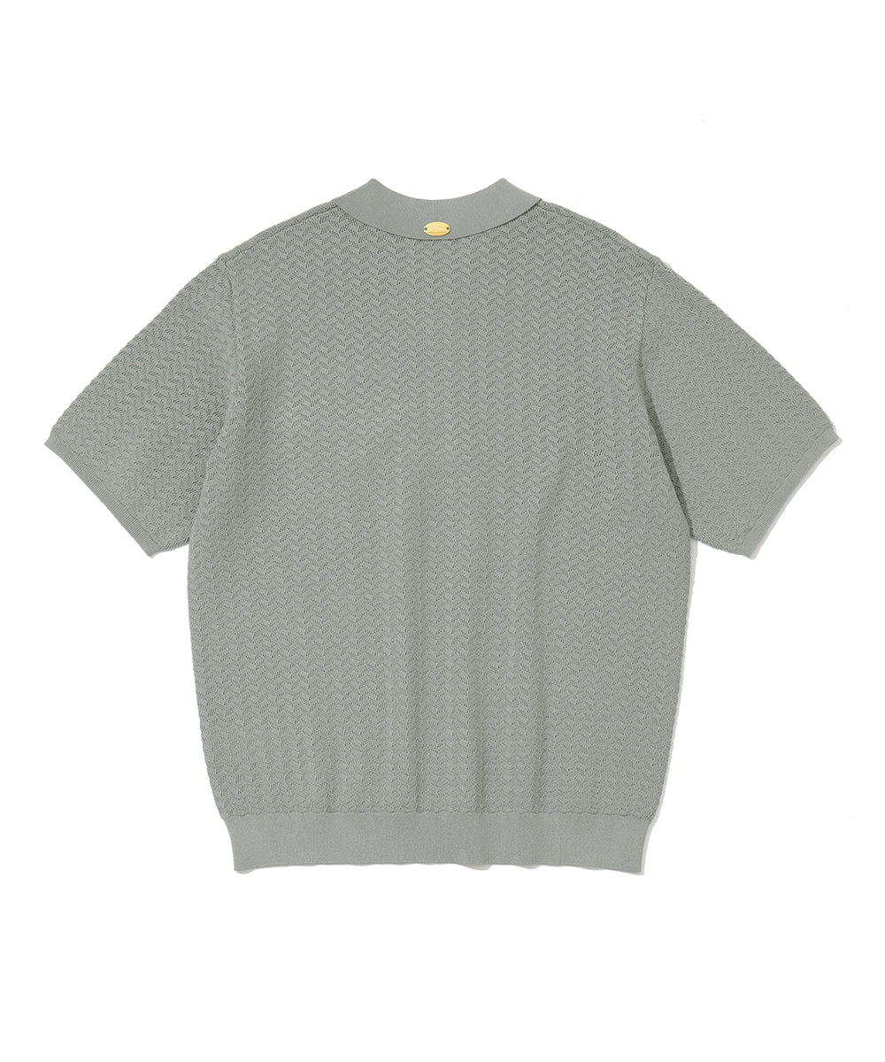 Sovereign Geometric Knit Polo | MEN – MARK & LONA GLOBAL ONLINE STORE