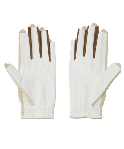 Vibrant Bicolor Suede Gloves[Pair] | MEN and WOMEN