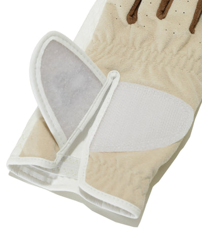 Vibrant Bicolor Suede Gloves[Pair] | MEN and WOMEN