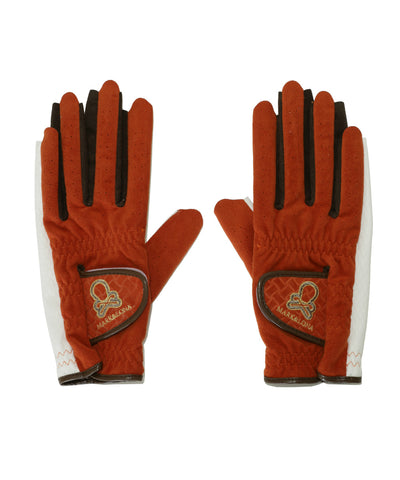 Vibrant Bicolor Suede Gloves[Pair] | MEN and WOMEN