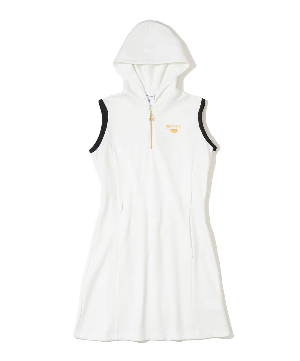 hooded a line dress Fractur Crystal Size:LARGE Wrap the tape measure markeddown Vintage 1960s Nina Ricci