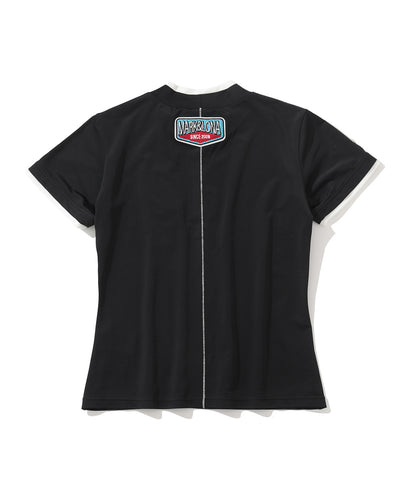 Cindy Performance Mock Neck Tee | WOMEN