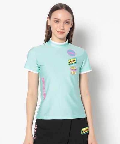 Cindy Performance Mock Neck Tee | WOMEN