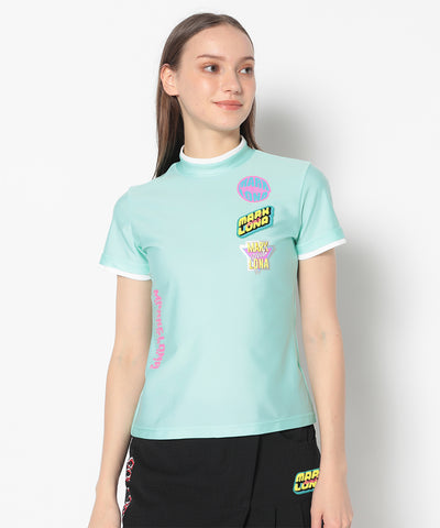 Cindy Performance Mock Neck Tee | WOMEN