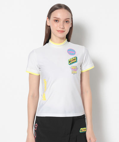 Cindy Performance Mock Neck Tee | WOMEN