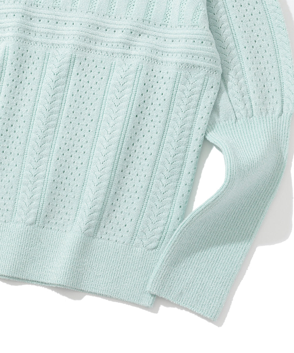 Fascine Sparkle Knit Polo | WOMEN