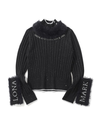 Cristina Glam Fur Sweater | WOMEN