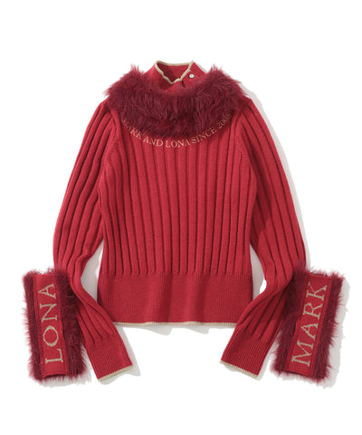 Cristina Glam Fur Sweater | WOMEN