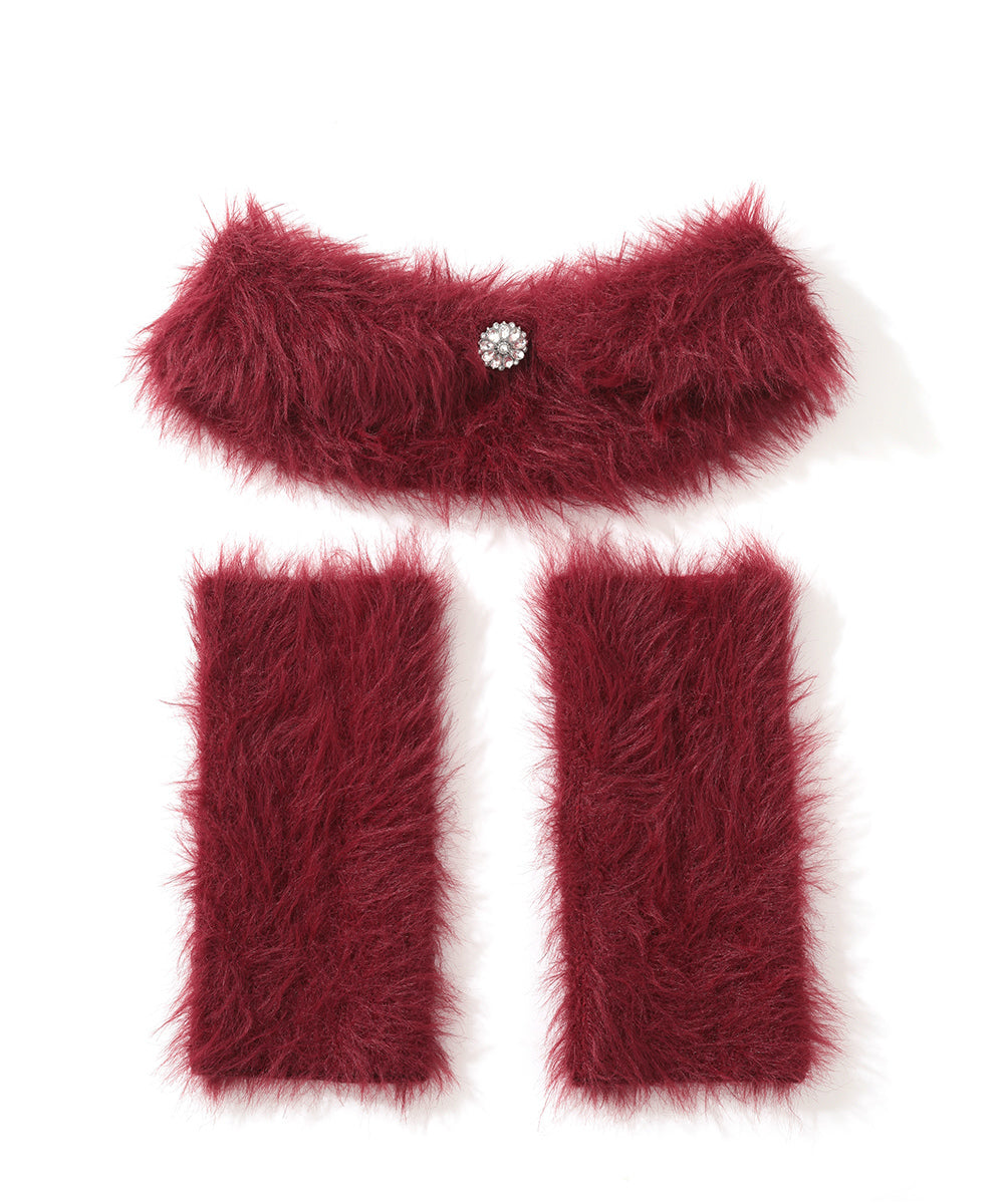 Cristina Glam Fur Sweater | WOMEN