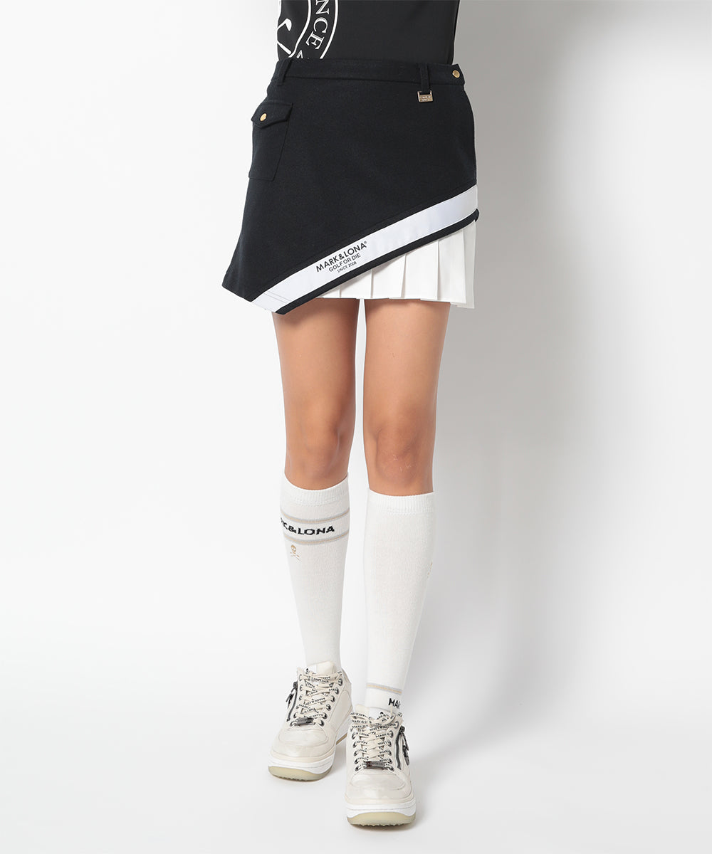 NIella Pleated Trapeze Skirt | WOMEN