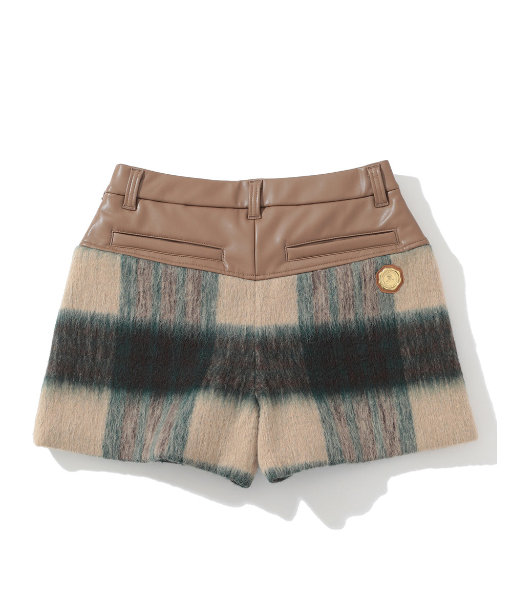 Shaggy Hybrid Shorts | WOMEN