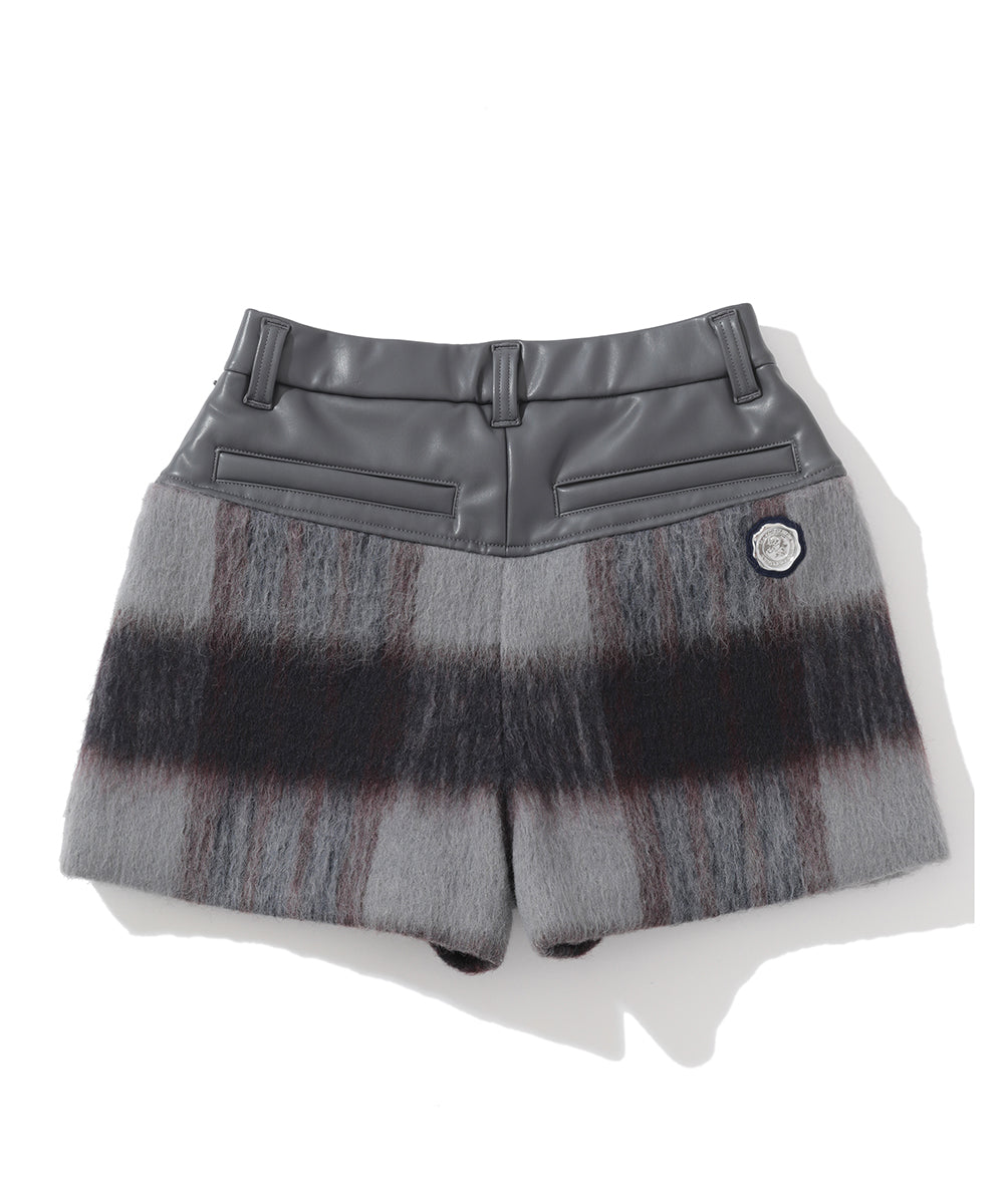 Shaggy Hybrid Shorts | WOMEN