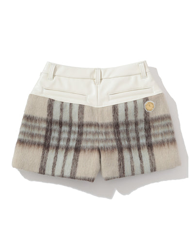 Shaggy Hybrid Shorts | WOMEN