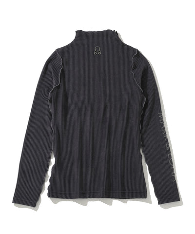 Lodi Ribbed Bottleneck Pullover | WOMEN