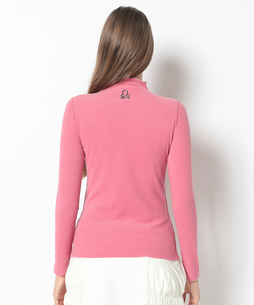 Lodi Ribbed Bottleneck Pullover | WOMEN