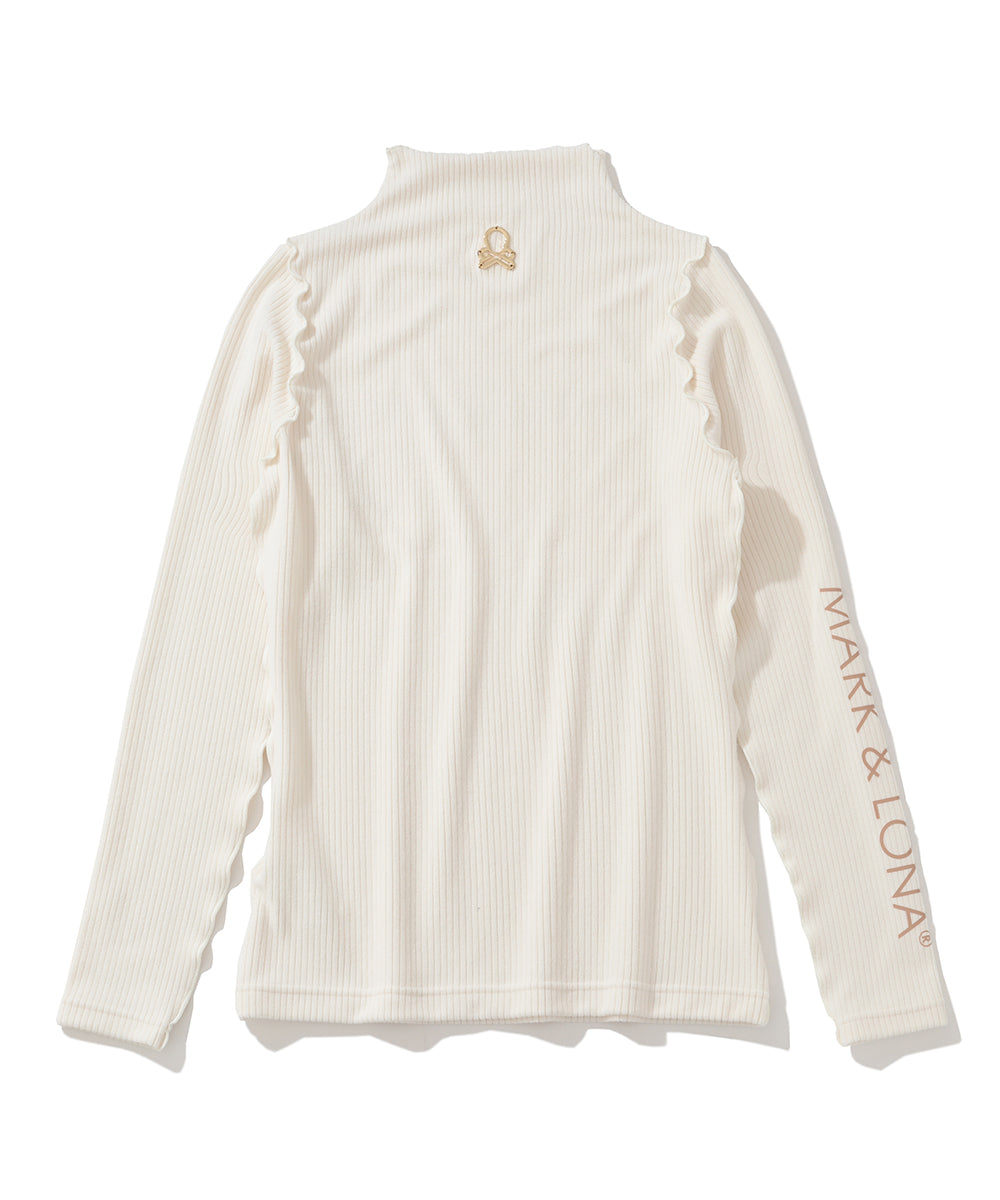 Lodi Ribbed Bottleneck Pullover | WOMEN