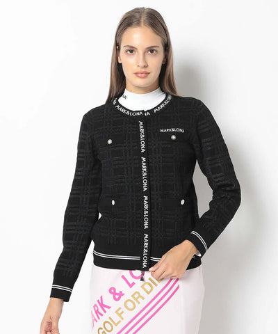 Troca Zip-Up knit Cardigan | WOMEN