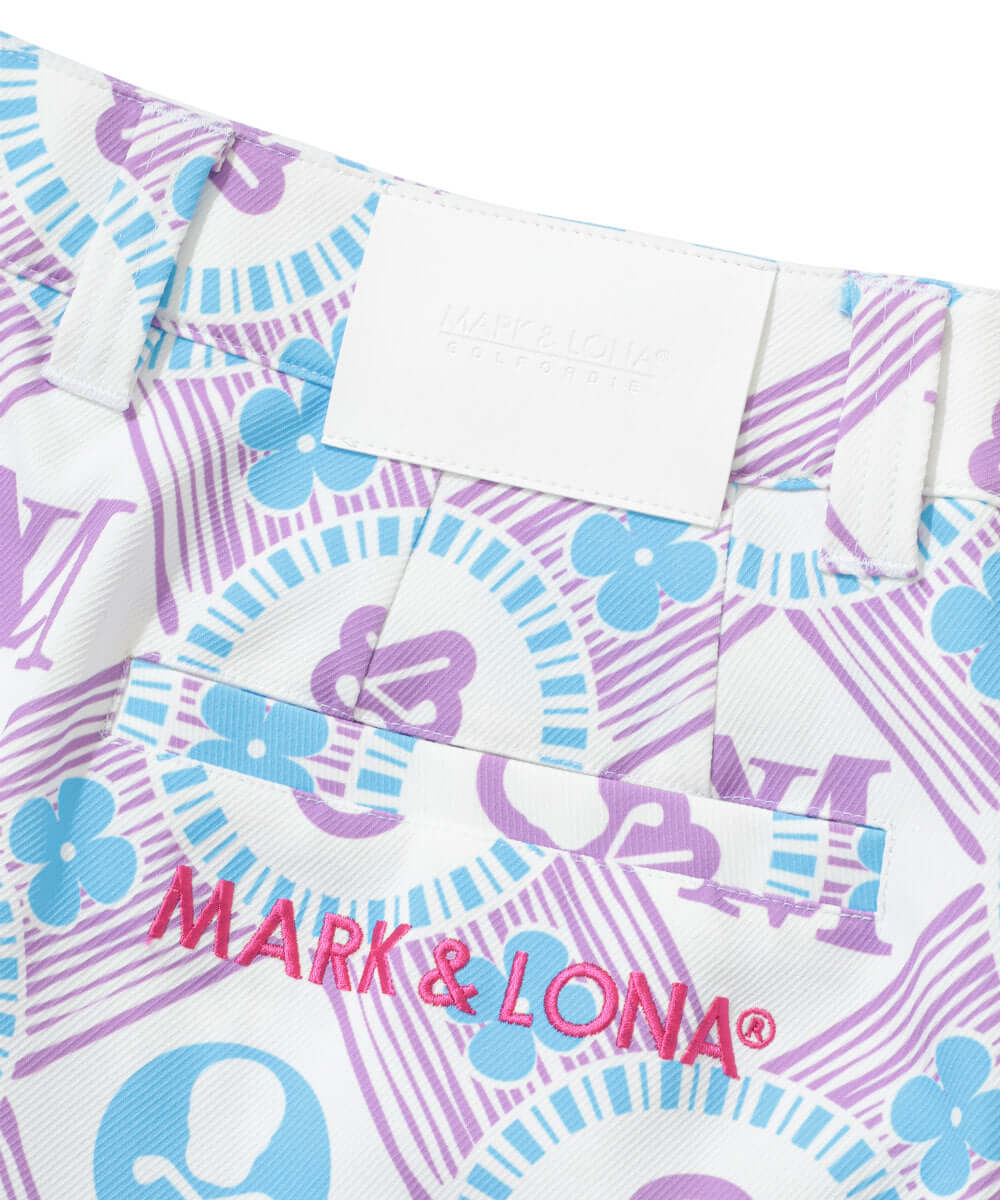 MARK&LONA Aura Monogram Trapeze Skirt