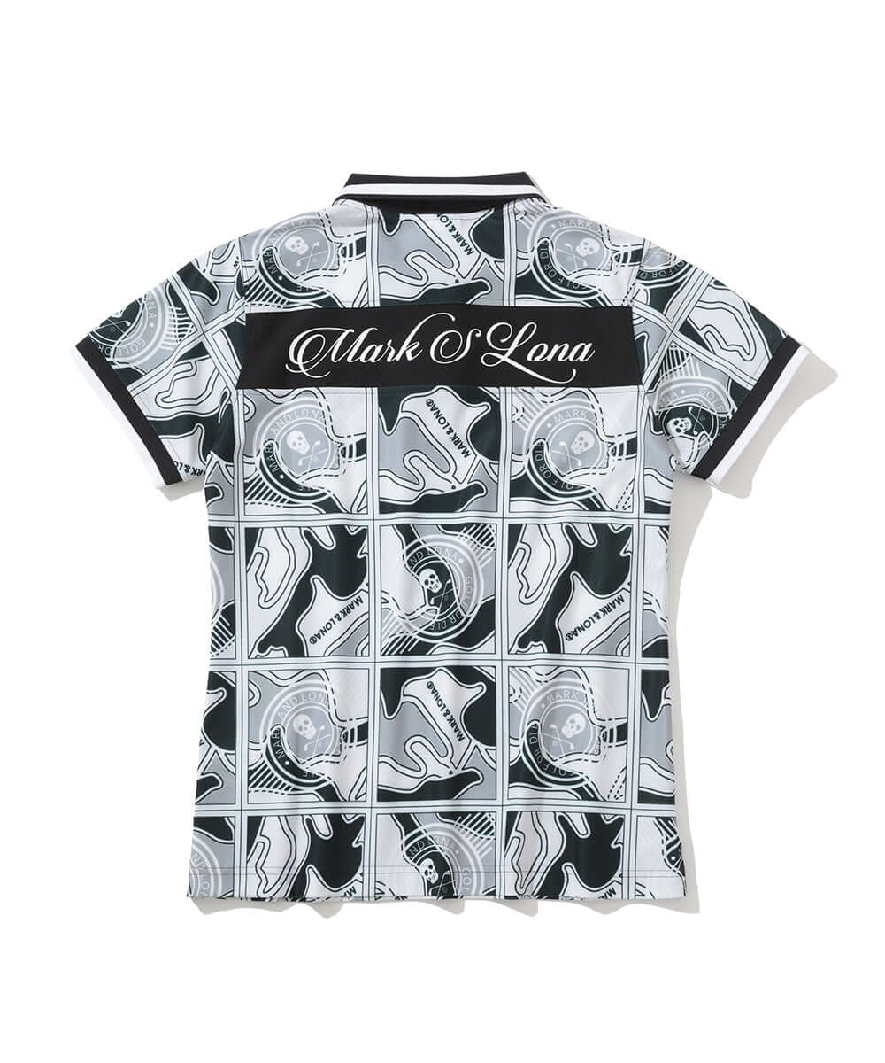 Gauge Block Pattern Polo | WOMEN - MARK & LONA – MARK & LONA 