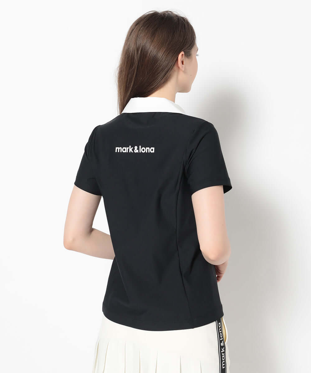 Noble Swarovski Zip Polo | WOMEN