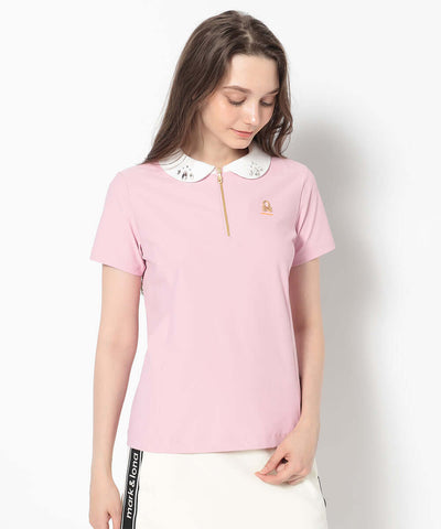 Noble Swarovski Zip Polo | WOMEN