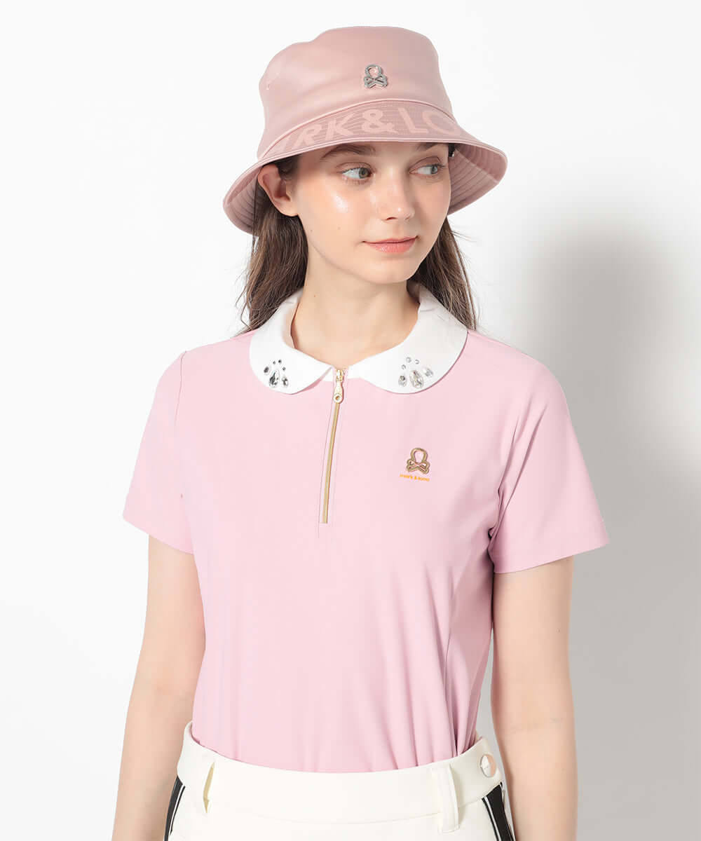 Noble Swarovski Zip Polo | WOMEN