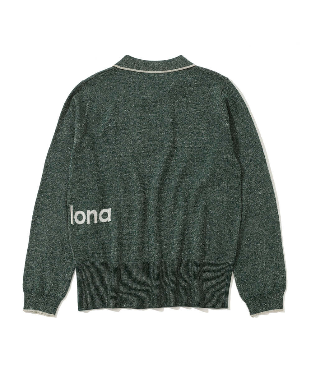 Celestial Sparkle Knit Polo | WOMEN