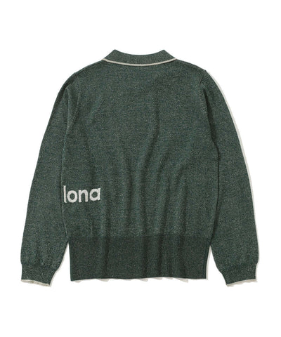 Celestial Sparkle Knit Polo | WOMEN