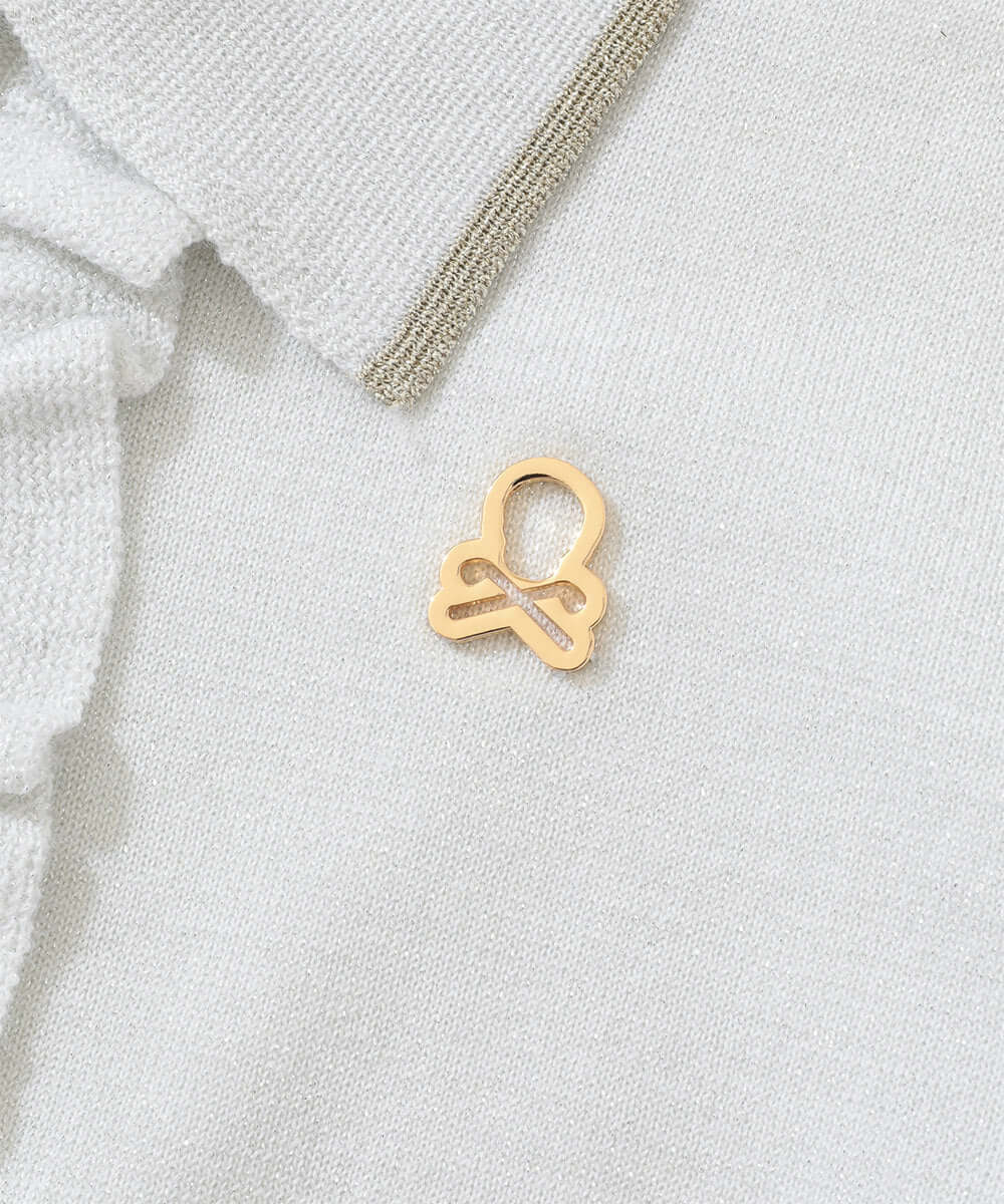 Celestial Sparkle Knit Polo | WOMEN