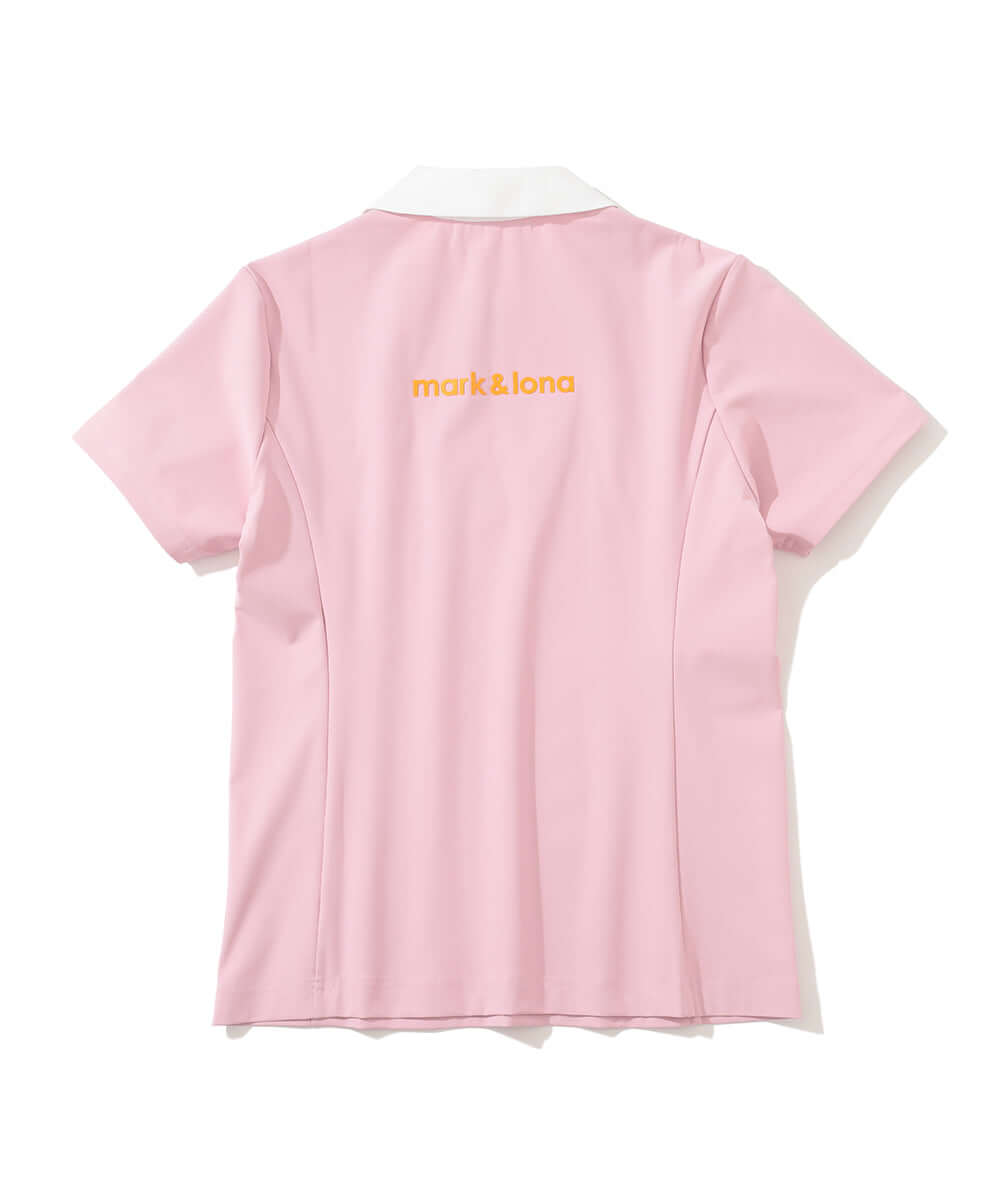 Noble Swarovski Zip Polo | WOMEN