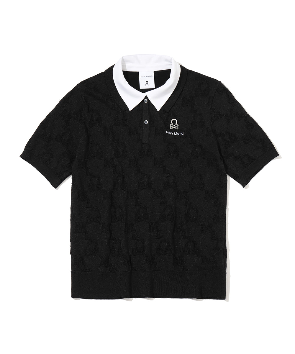 Quadro Icon 2-Way Collar Knit Polo | WOMEN – MARK & LONA GLOBAL