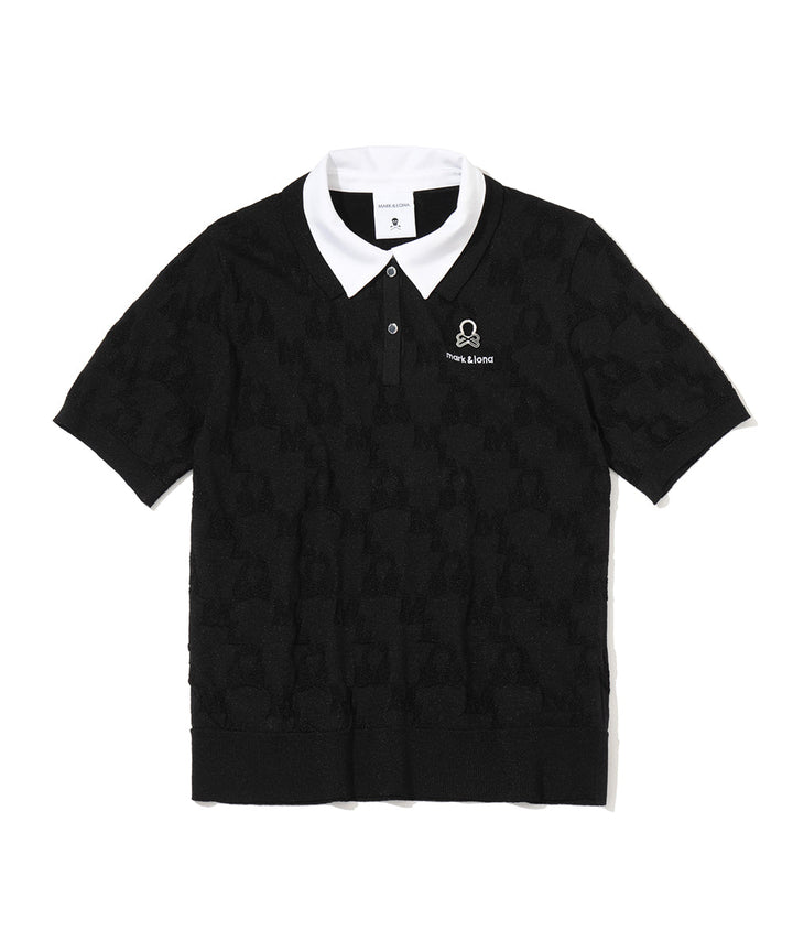 Quadro Icon 2-Way Collar Knit Polo | WOMEN – MARK & LONA GLOBAL