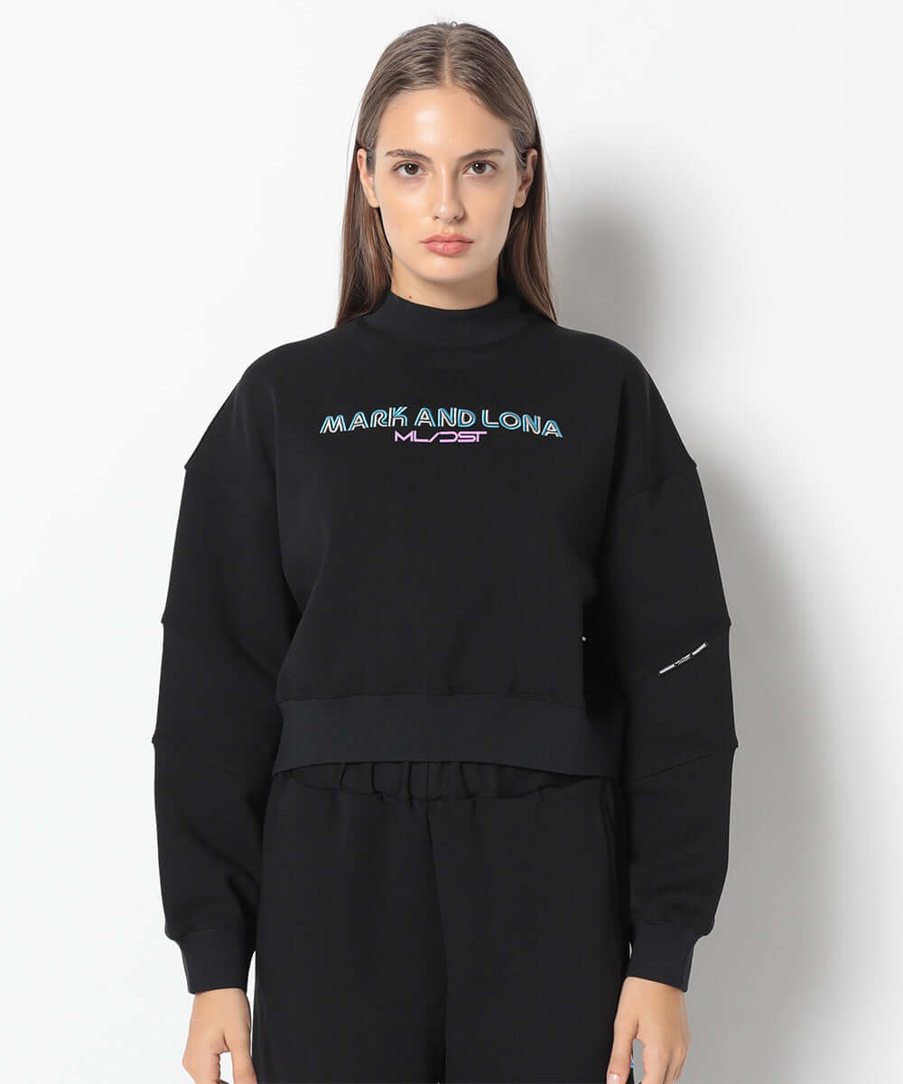 マークアンドロナ DST Panelled Sleeve Cropped Top DST Panelled Sleeve Cropped Top | WOMEN - DST COLLECTION