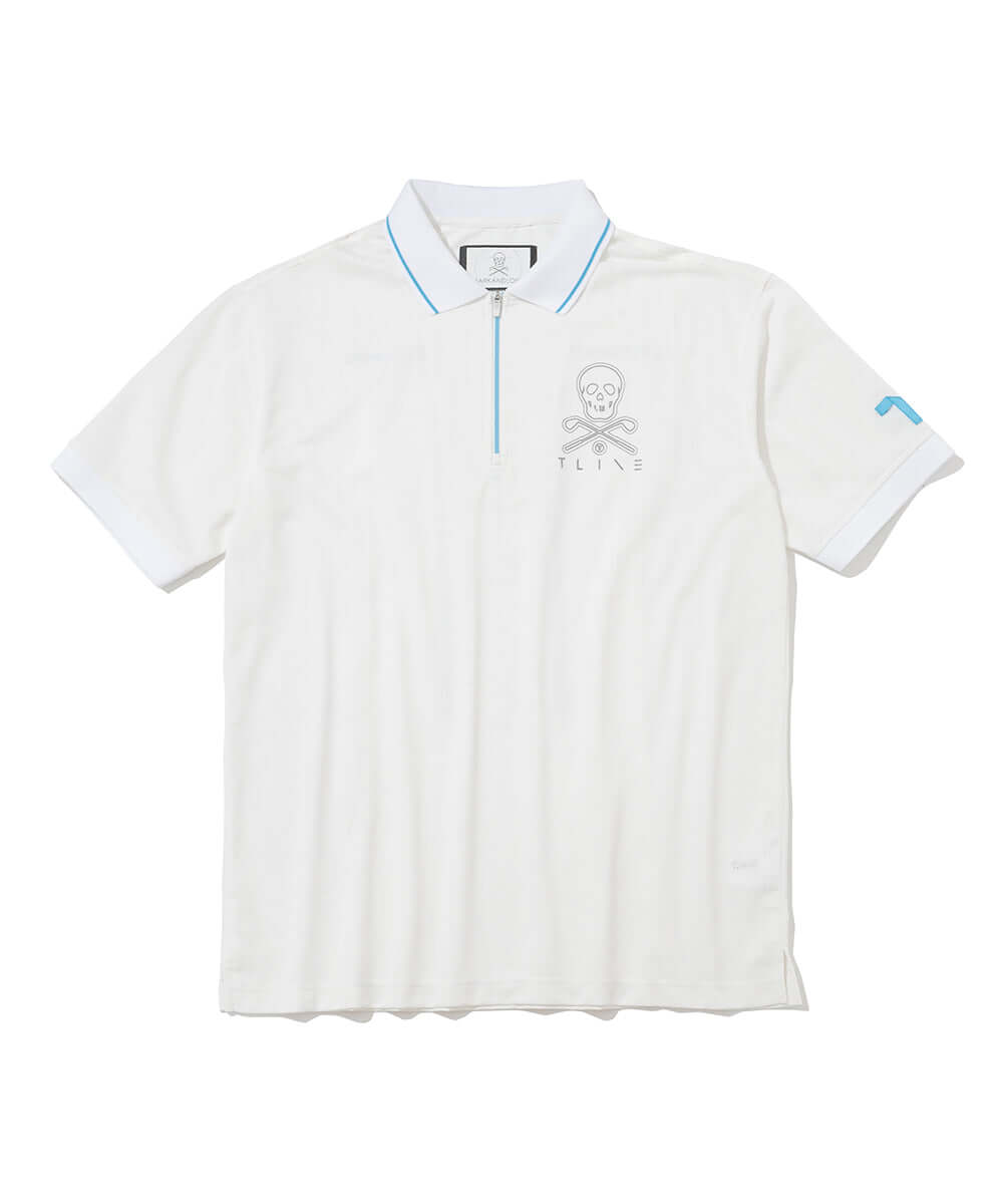 MARK&LONA - mirror9 Logo polo shirts ホワイト T-Mark Pattern Polo | MEN - T-LINE – MARK & LONA GLOBAL ONLINE STORE
