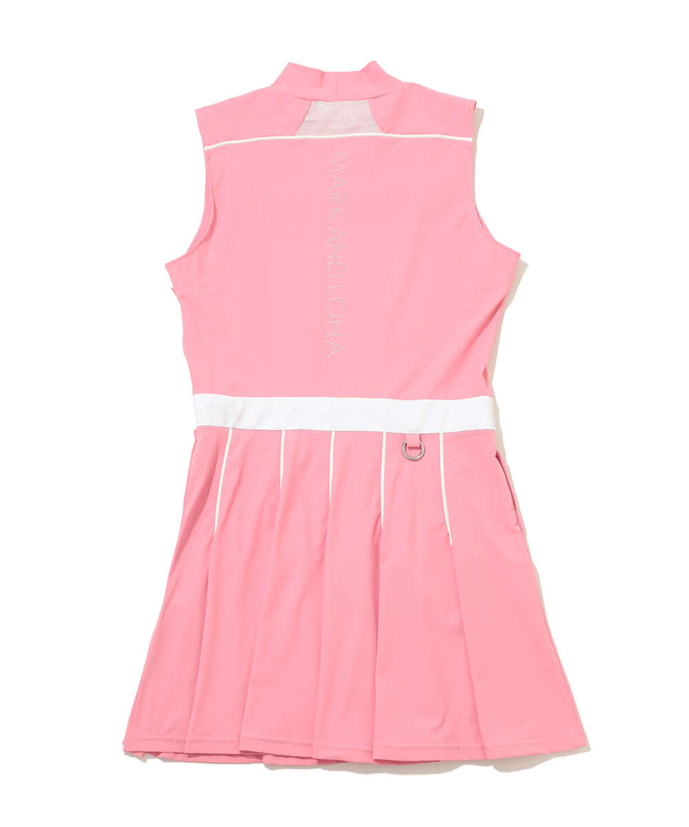 evolving shirt dress pink Odeon Stretch Poplin Shirtdress