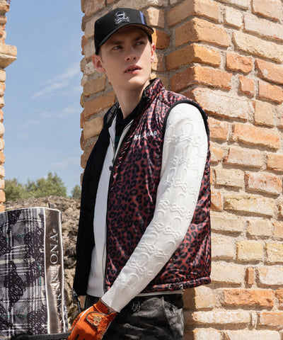 Leo Reversible Pudding Vest | MEN