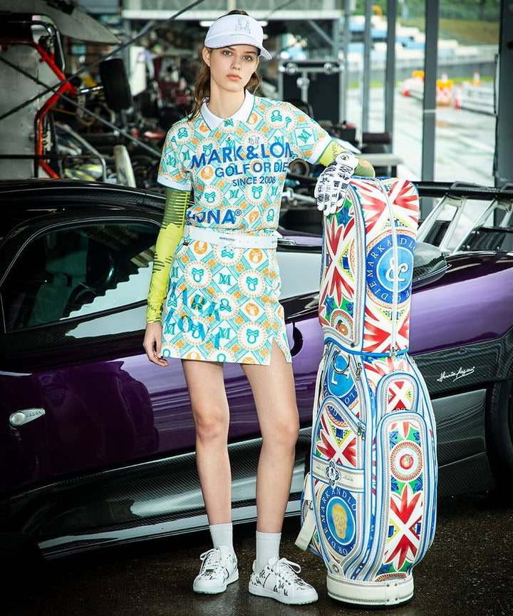 新品MARK&LONA Aura Monogram Trapeze Skirt MARK&LONA】スカート Aura Monogram Trapeze Skirt(WOMEN)【全2色】